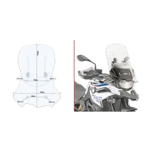 Kit spoiler bmw f750gs(2019) for d5127s.d5127st.af5127